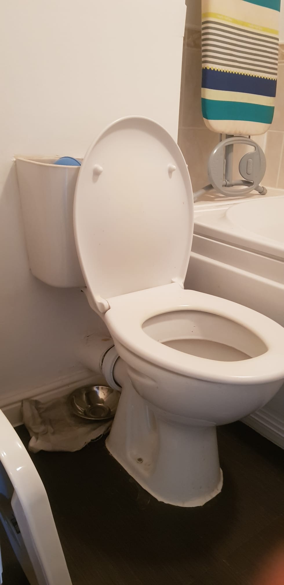 Tuvalet tıkanıklığı açma görüntüsü